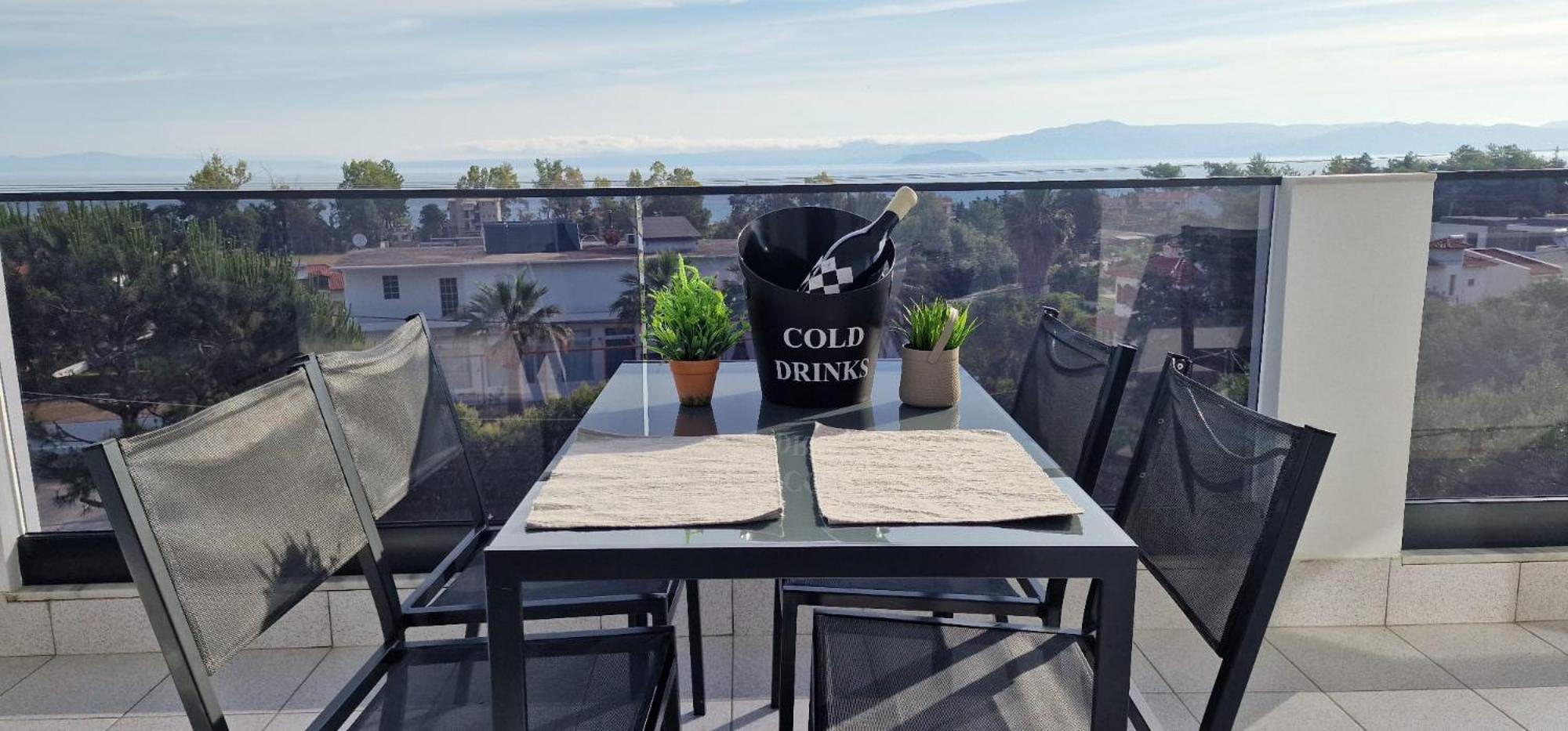 Appartamento Eden Sea View Harmony Pefkochori Esterno foto