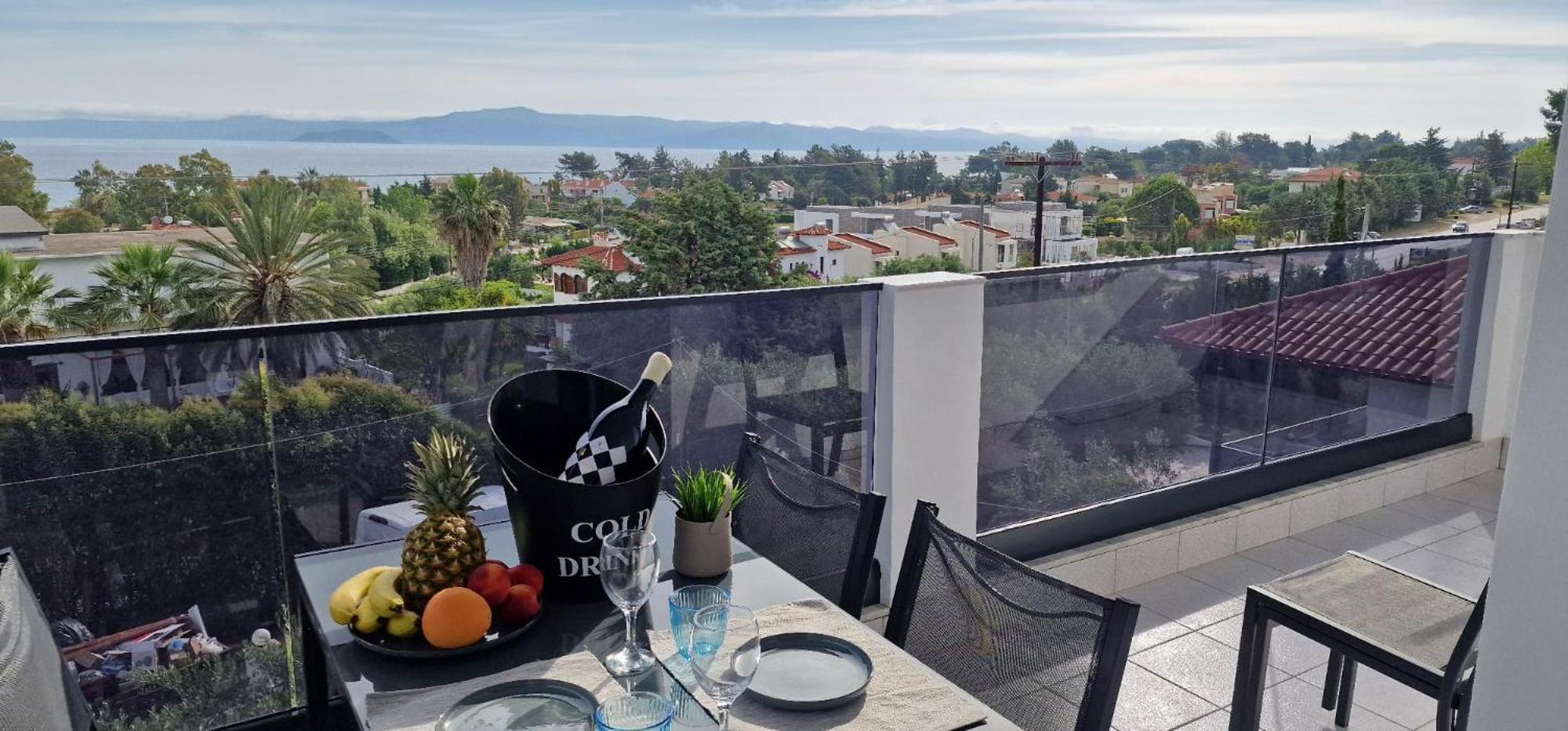 Appartamento Eden Sea View Harmony Pefkochori Esterno foto